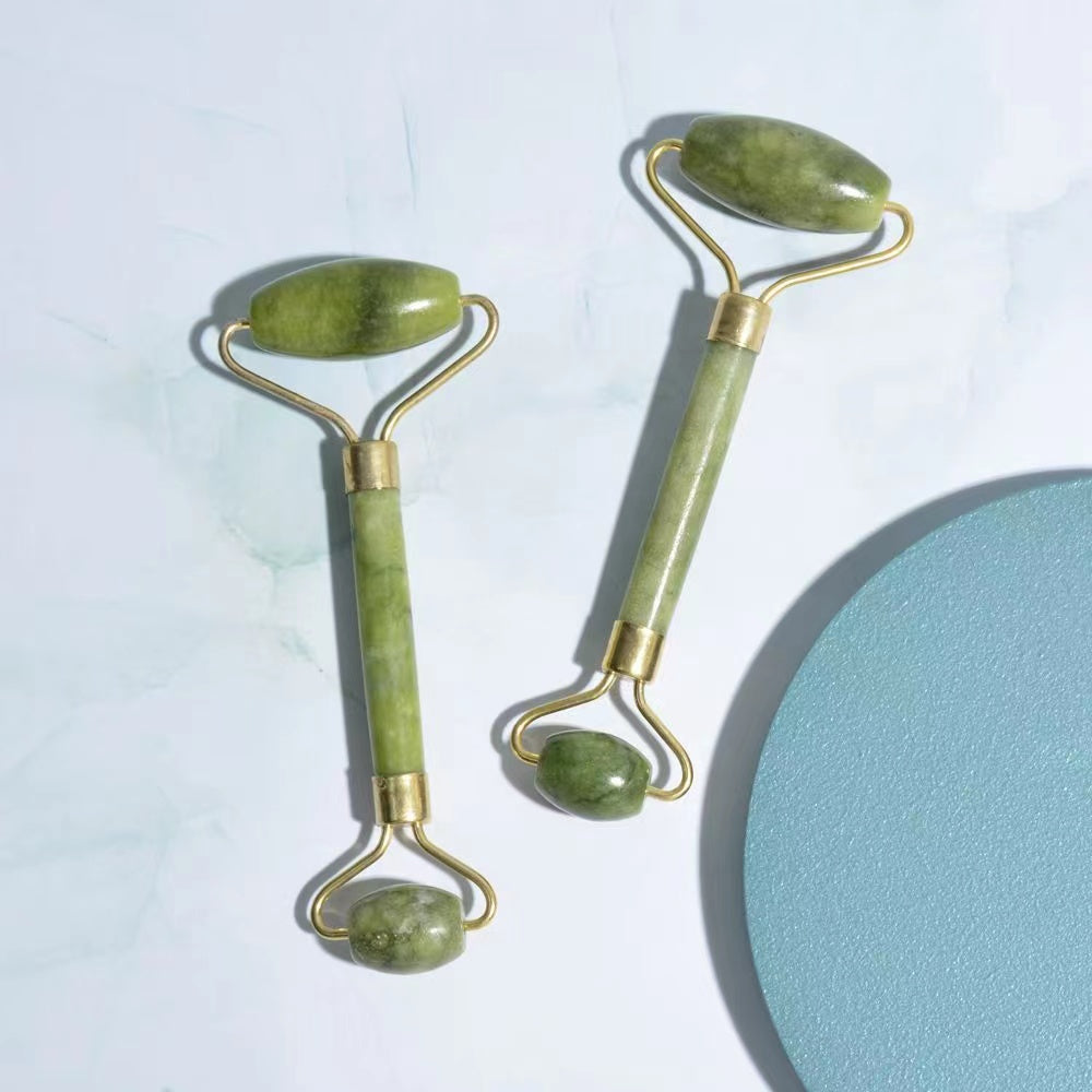 The Anti-Aging Natural Jade Roller for Facial Slimming & Relaxation