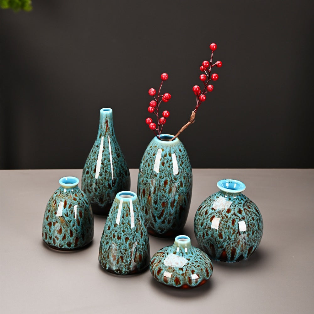 Chinese Ceramic Kiln Flower Vase for Home Decoration