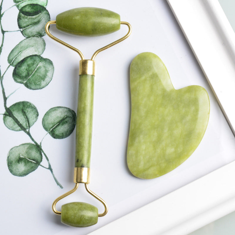 The Anti-Aging Natural Jade Roller for Facial Slimming & Relaxation