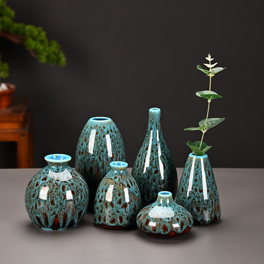 Chinese Ceramic Kiln Flower Vase for Home Decoration