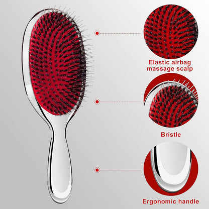 Women's Fashion Curly Paddle Hair Brush