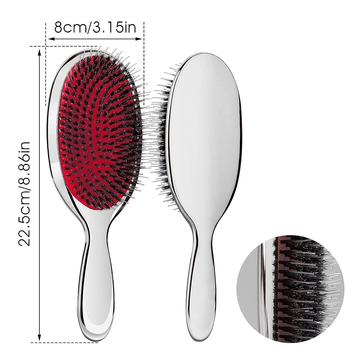 Women's Fashion Curly Paddle Hair Brush