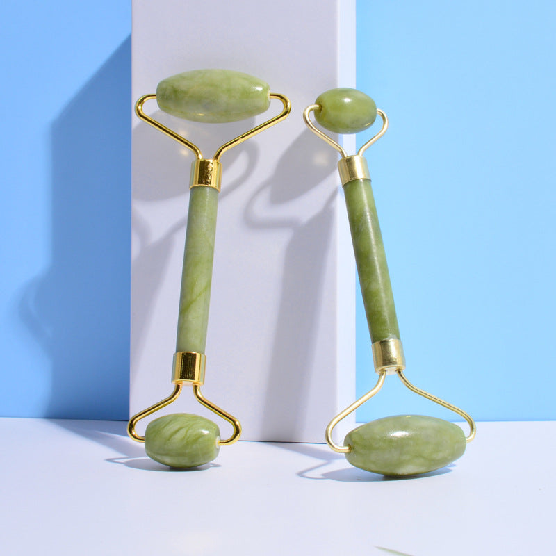 The Anti-Aging Natural Jade Roller for Facial Slimming & Relaxation