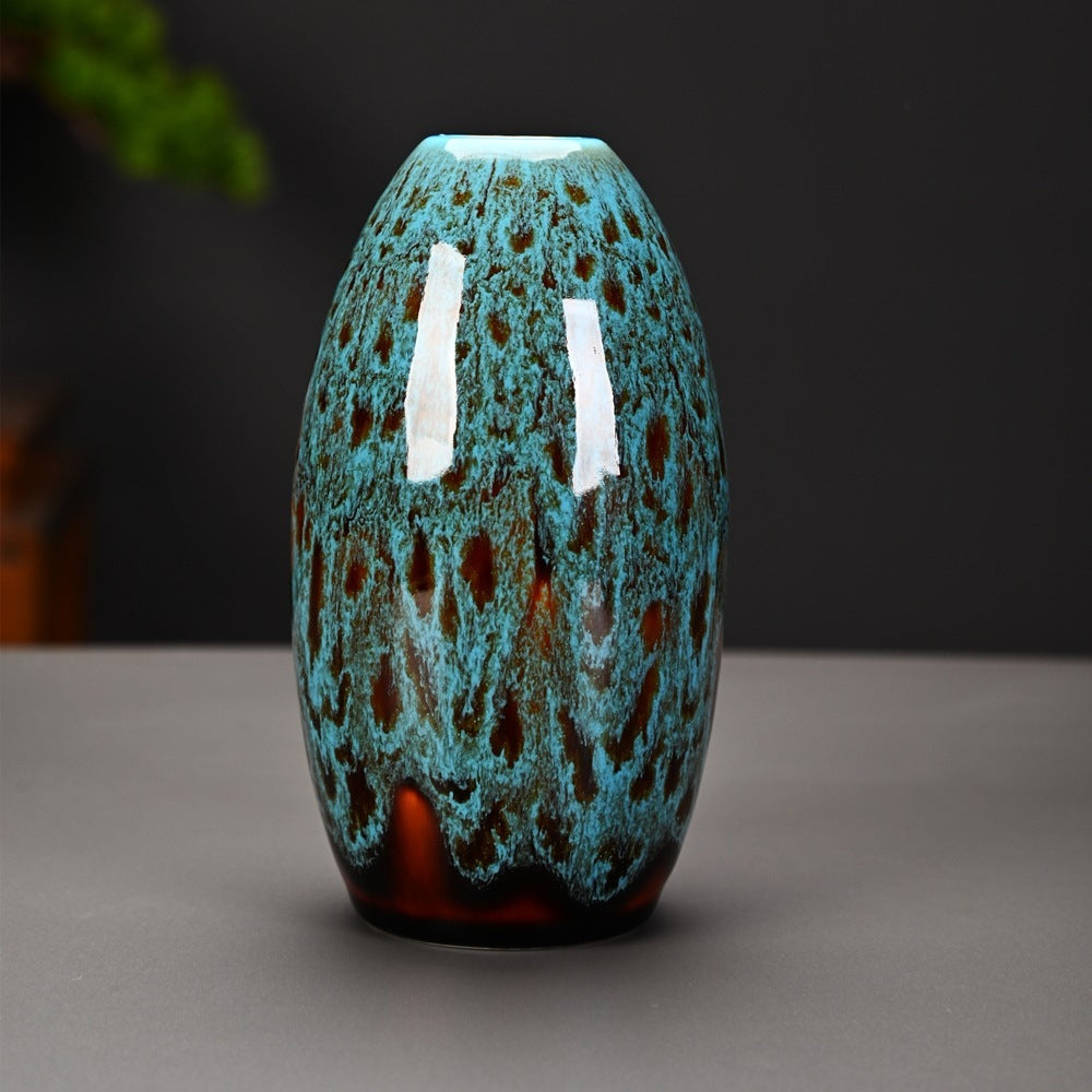 Chinese Ceramic Kiln Flower Vase for Home Decoration