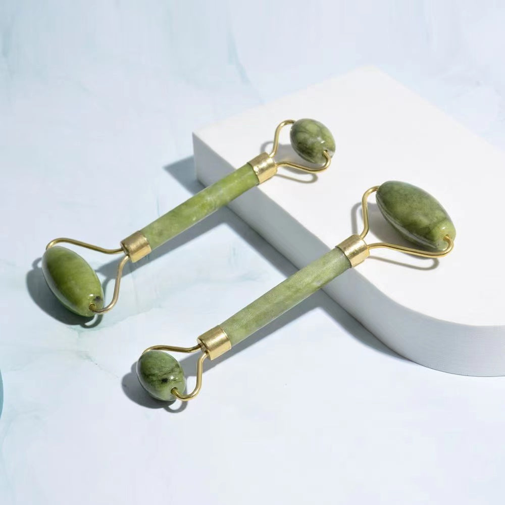 The Anti-Aging Natural Jade Roller for Facial Slimming & Relaxation