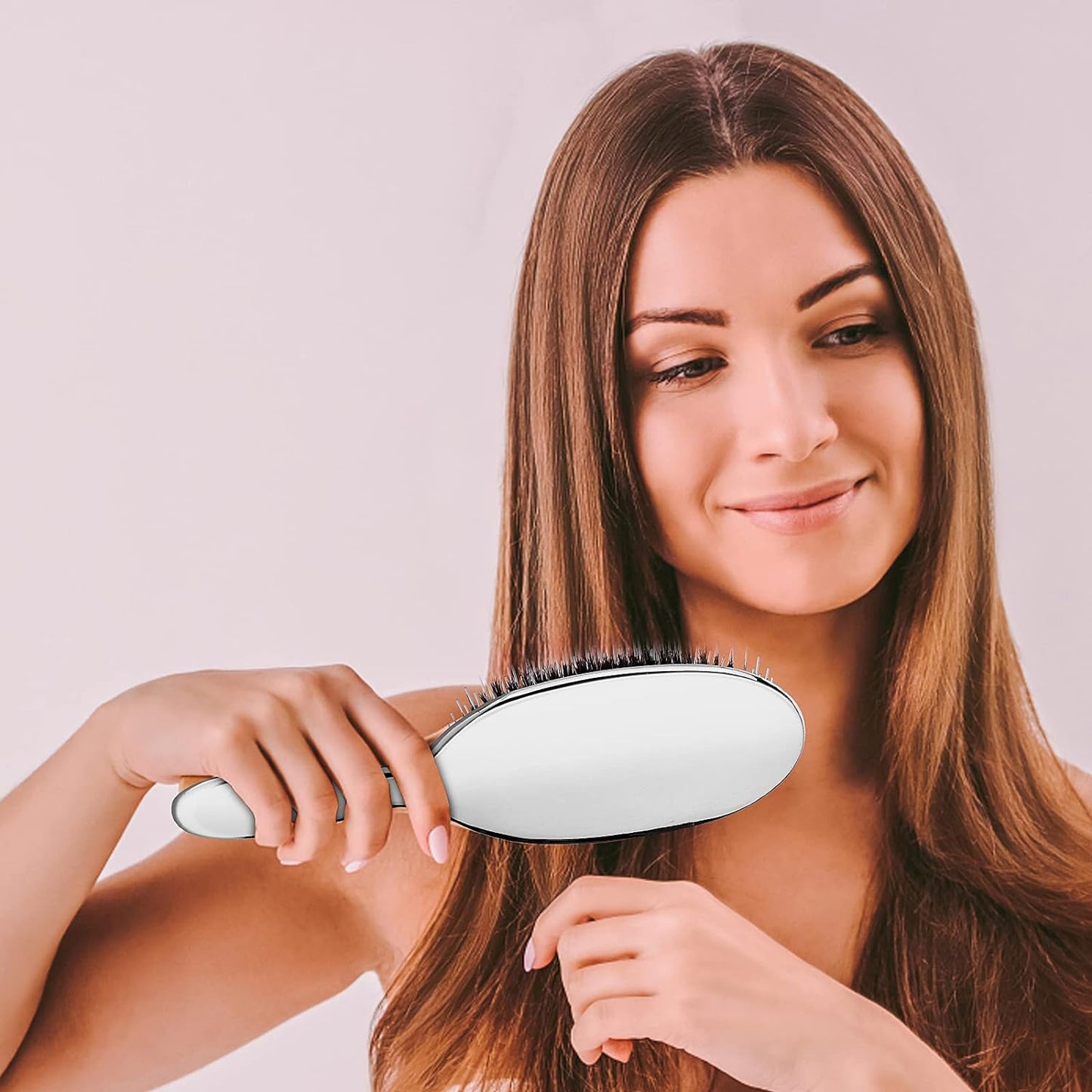 Women's Fashion Curly Paddle Hair Brush