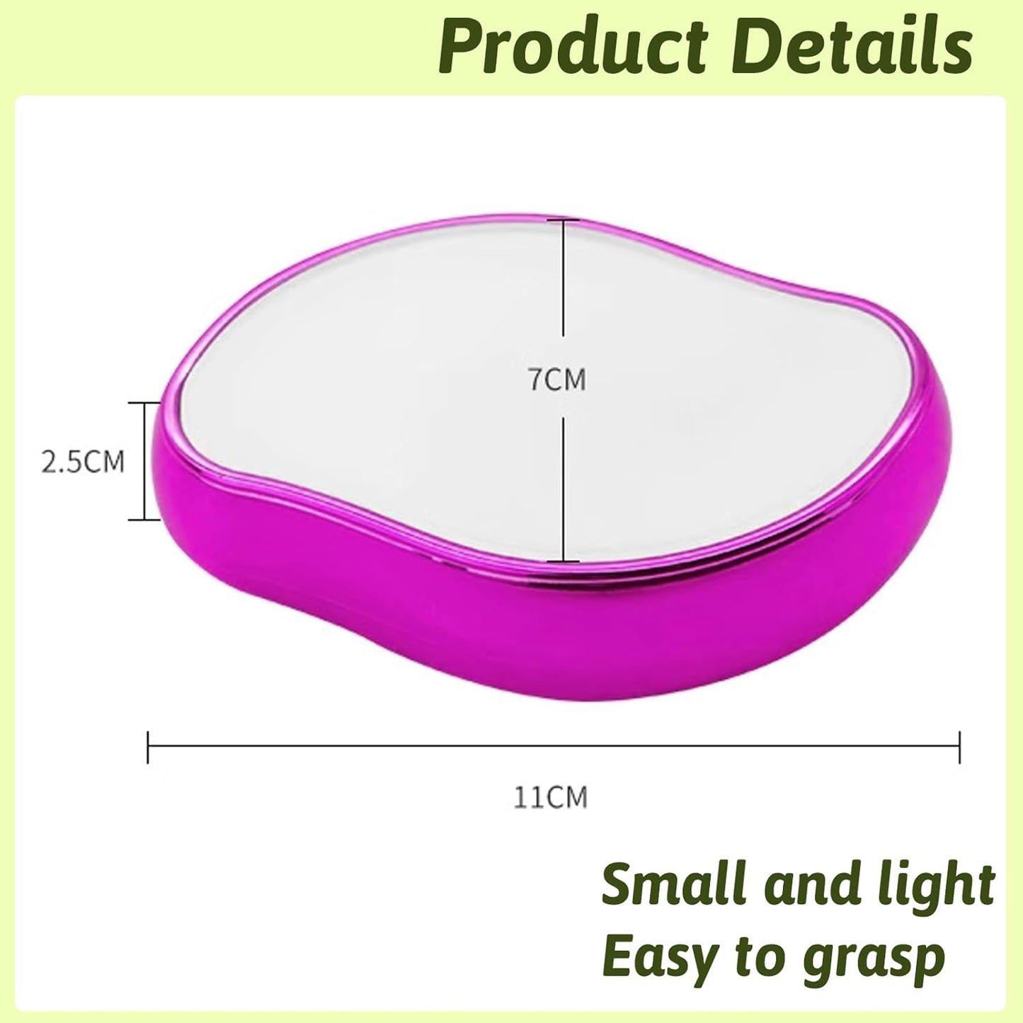 Crystal Painless Hair Removal Beauty Depilation Glass for easy shaving