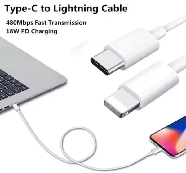 Apple USB‑C to Lightning Cable /  USB-C to USB-C  1m – Fast Charging & Sync