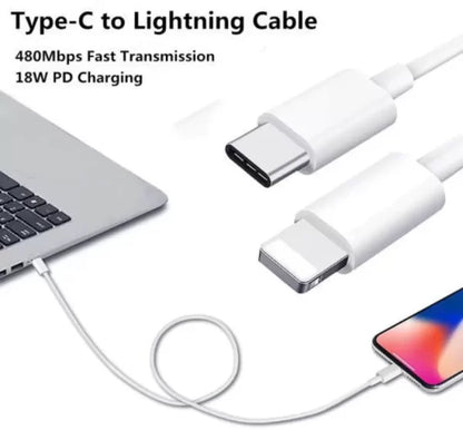 Apple USB‑C to Lightning Cable /  USB-C to USB-C  1m – Fast Charging & Sync